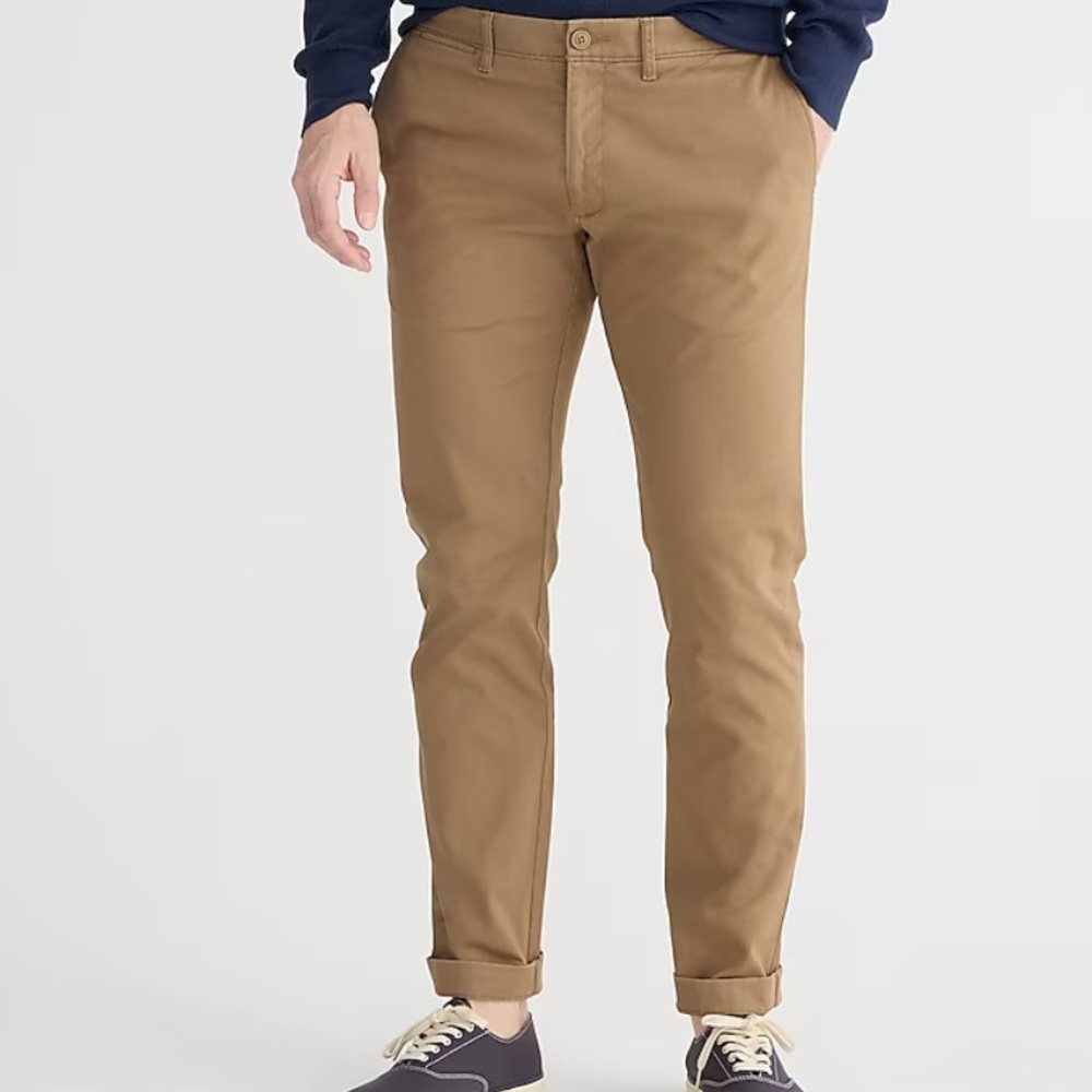 Men’s J. Crew Slim Fit Chino Pants in Brown Size 34/34 like new